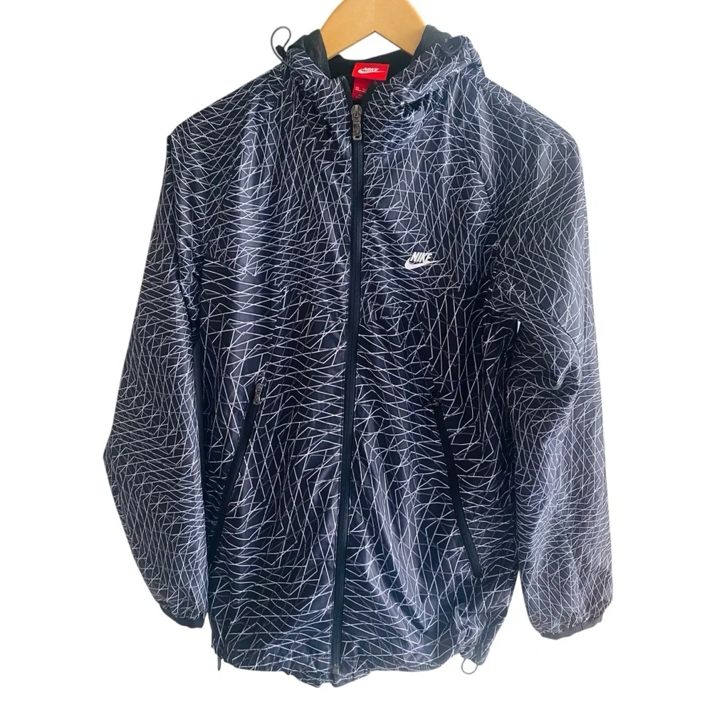 Nike RU Grid Print WindRunner Women's Jacket EUC Size XS - Picture 4 of 13